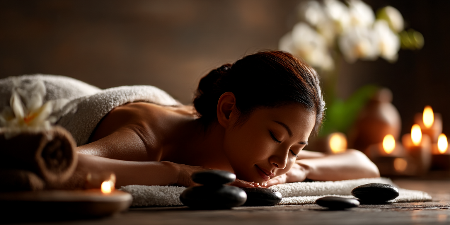 Körper-Massage - Hot Stone Massage