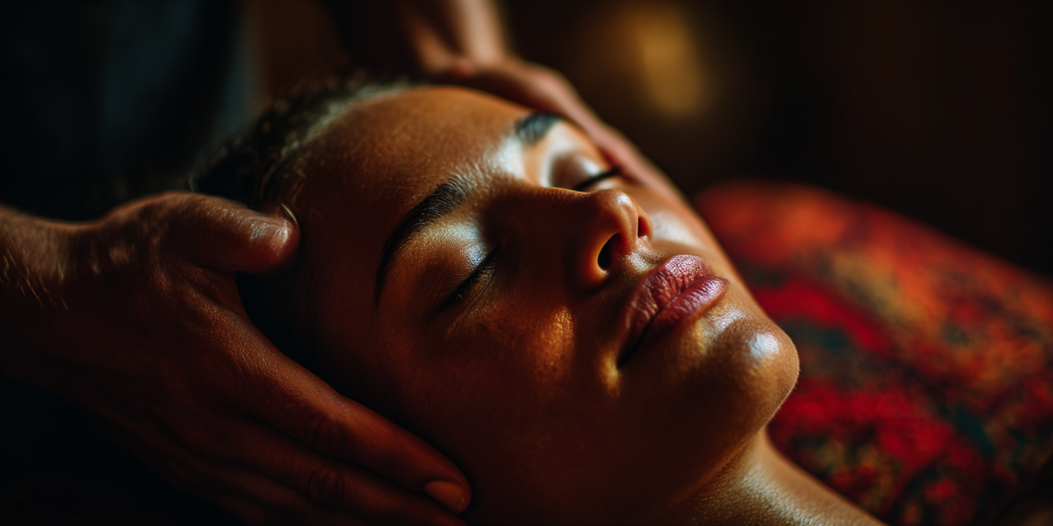 Gesichts-Massage - Entspannende Behandlung