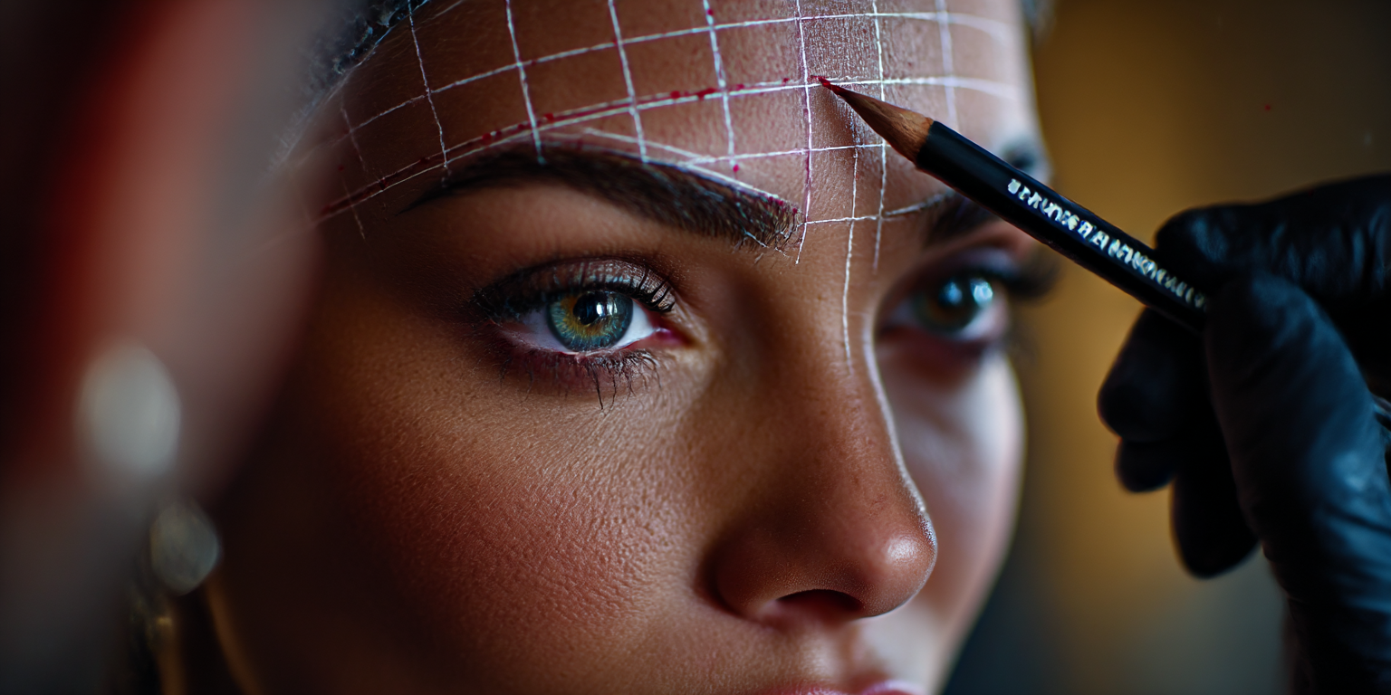 NanoBrows PMU - Prozess der Augenbrauen-Mikropigmentierung