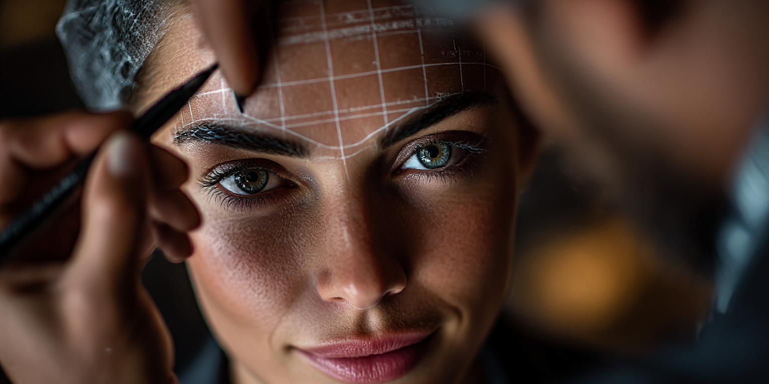 NanoBrows PMU - Prozess der Augenbrauen-Mikropigmentierung