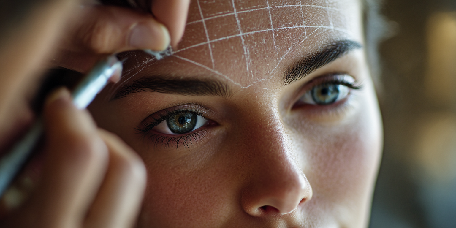 NanoBrows PMU - Prozess der Augenbrauen-Mikropigmentierung